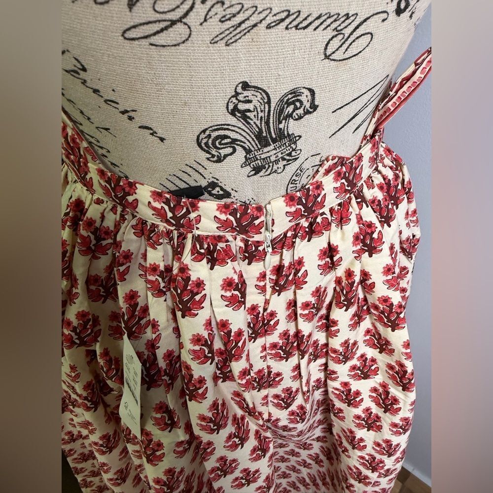 J.Crew Embroidered apron dress in block print NWT Size 0 - Picture 4 of 12